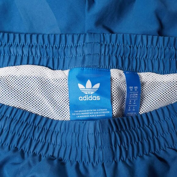 NWT adidas Originals Core Blue Retro Football Shorts XL | Vintage-Inspired, Rare - Picture 6 of 7